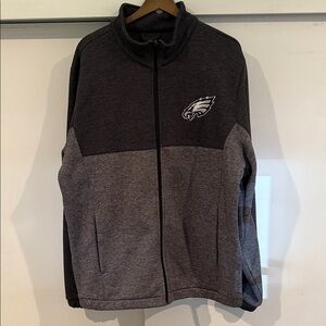 Men's Black and Gray Eagles Lightweight Jacket